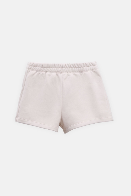 FLEECE STRAIGHT-LEG SHORT PANTS