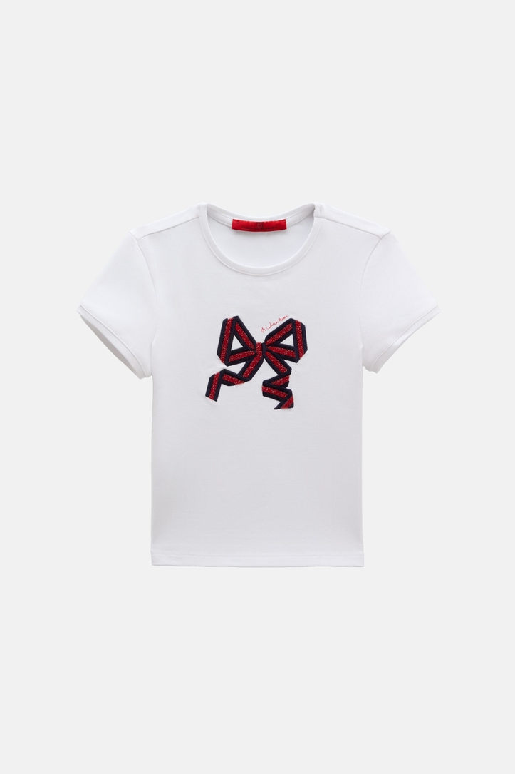 Bow-Detailed T-Shirt