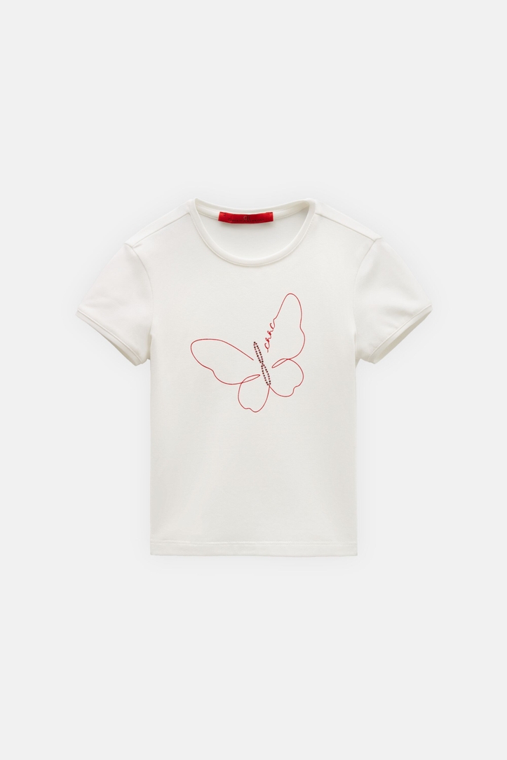 T-Shirt with Butterfly