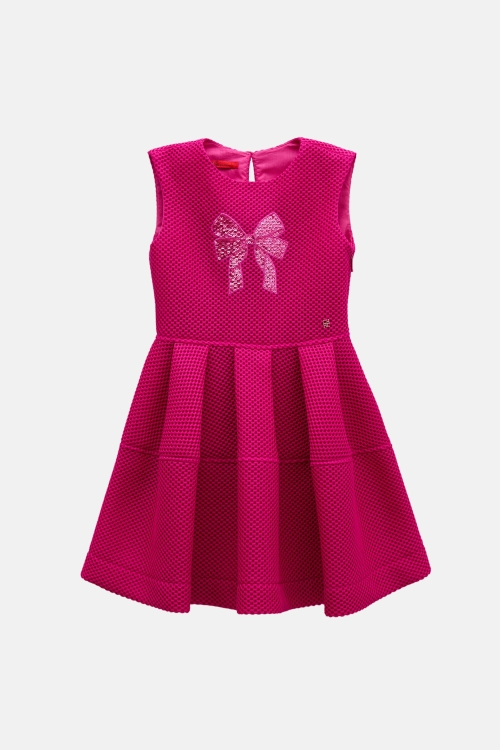 SEQUINED NEOPRENE DRESS