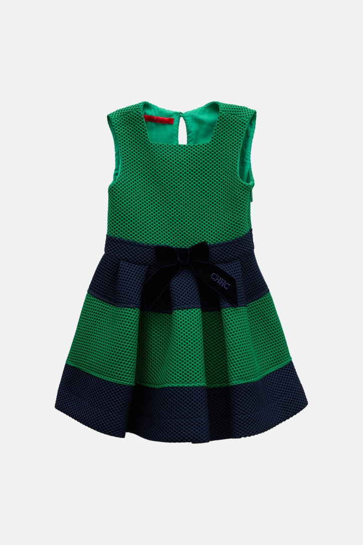 Neoprene Dress with Bow