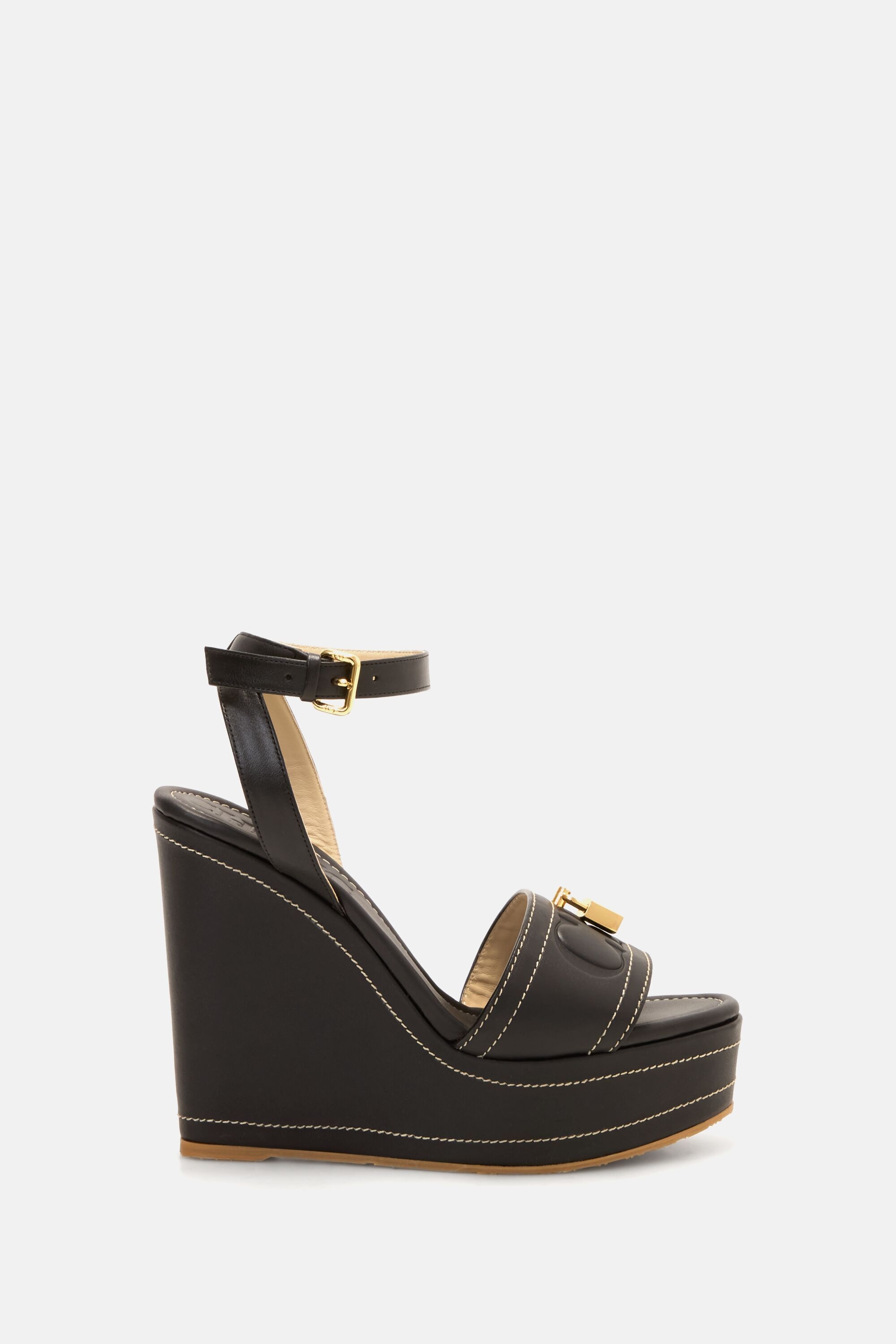 Factory Locked 100 Leather Wedges