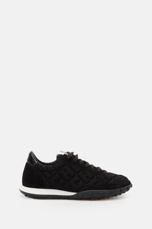 BIMBA LEATHER AND NEOPRENE SNEAKERS