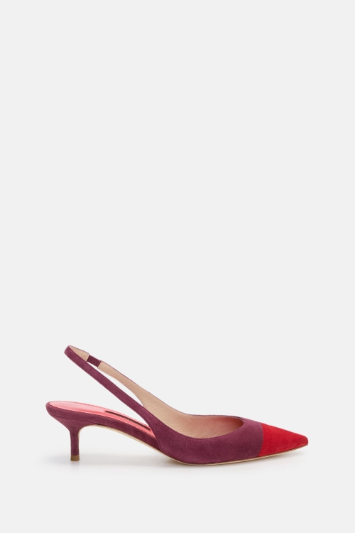 SUEDE 45 SLINGBACK PUMPS