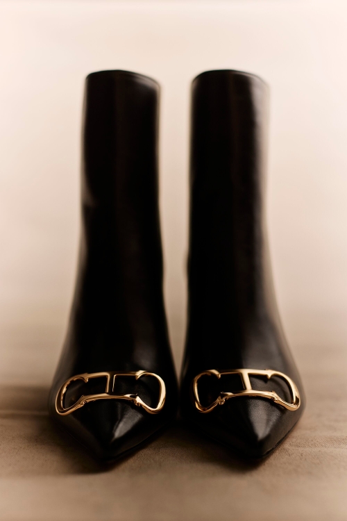 INITIALS INSIGNIA 80 LEATHER ANKLE BOOTS