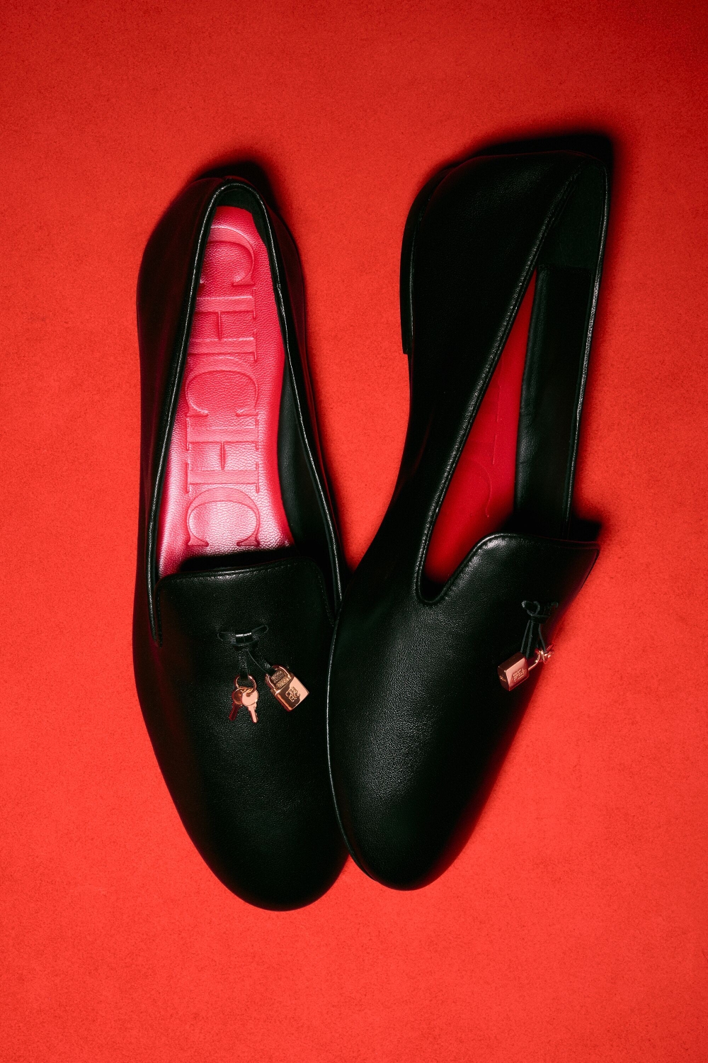 MATRYOSHKA LOCKED CALF HAIR FLATS