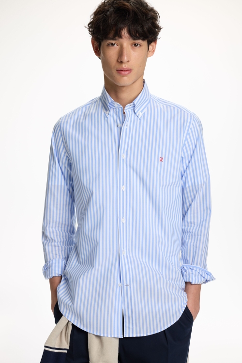 CANDY STRIPE POPLIN SHIRT