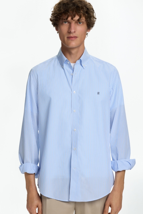 CANDY STRIPE POPLIN SHIRT