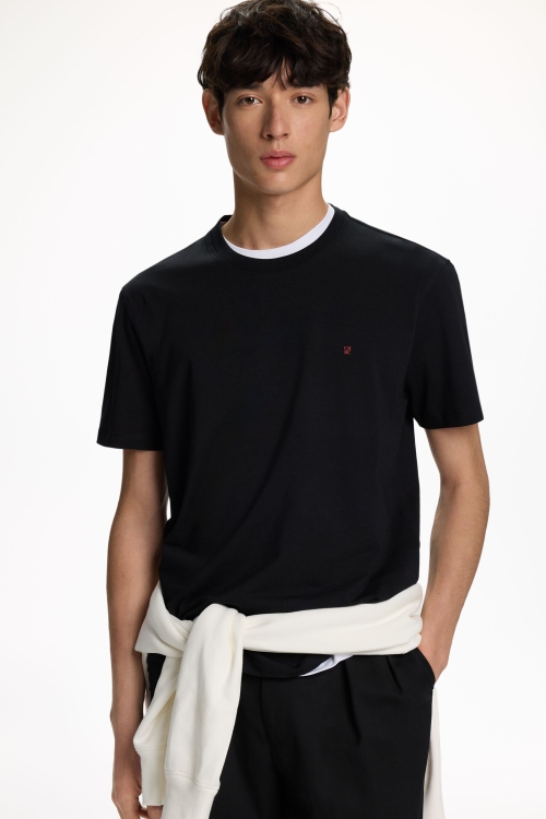 STRETCH-COTTON T-SHIRT