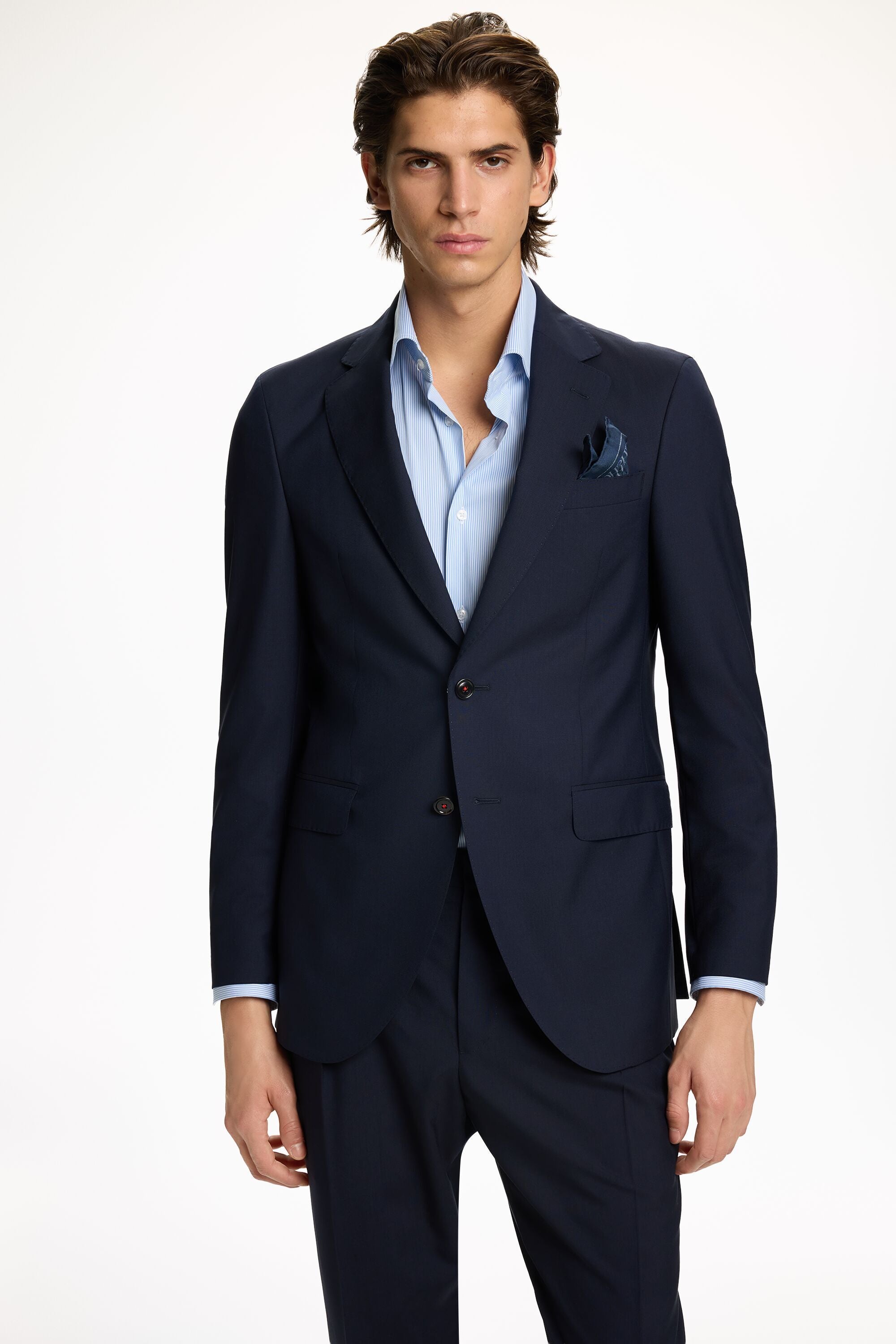 CAROLINA HERRERA - Carolina Herrera ウールジャケット Tropical Wool Classic Fit Suit Jacket navy - CH Carolina Herrera