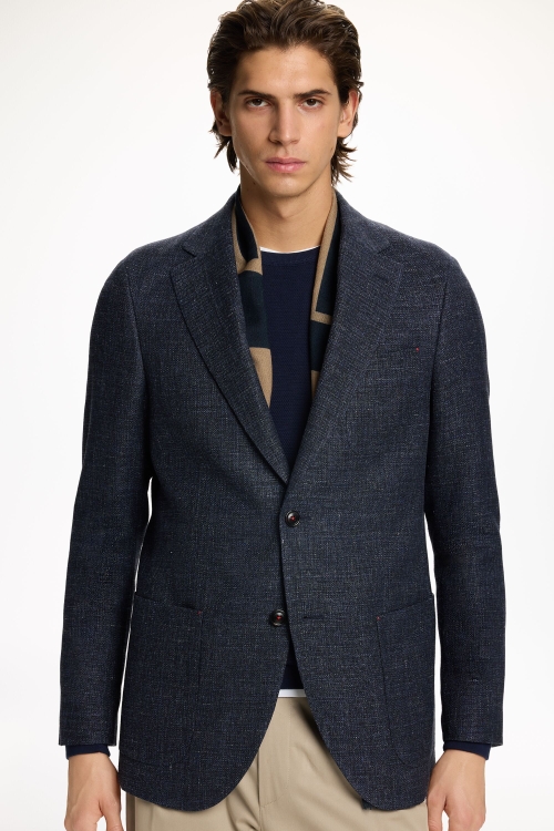 LINEN FALSE PLAIN RELAXED FIT BLAZER