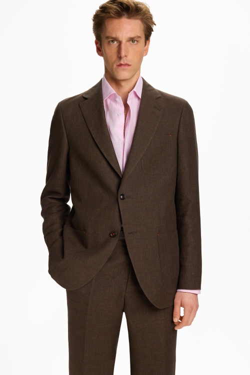 LINEN RELAXED FIT SUIT JACKET