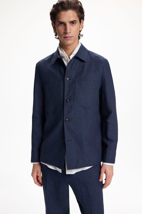 LINEN OVERSHIRT