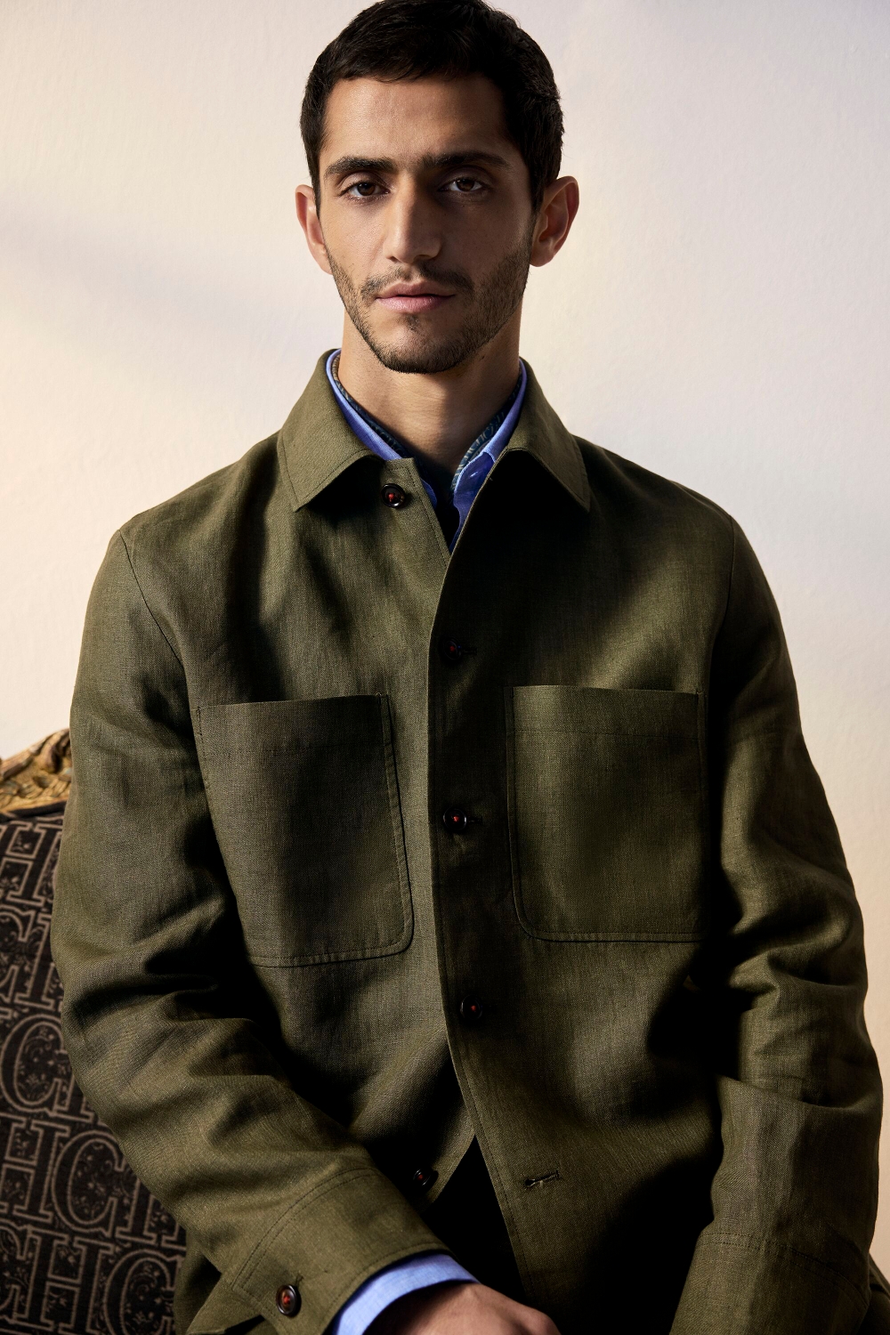 LINEN OVERSHIRT