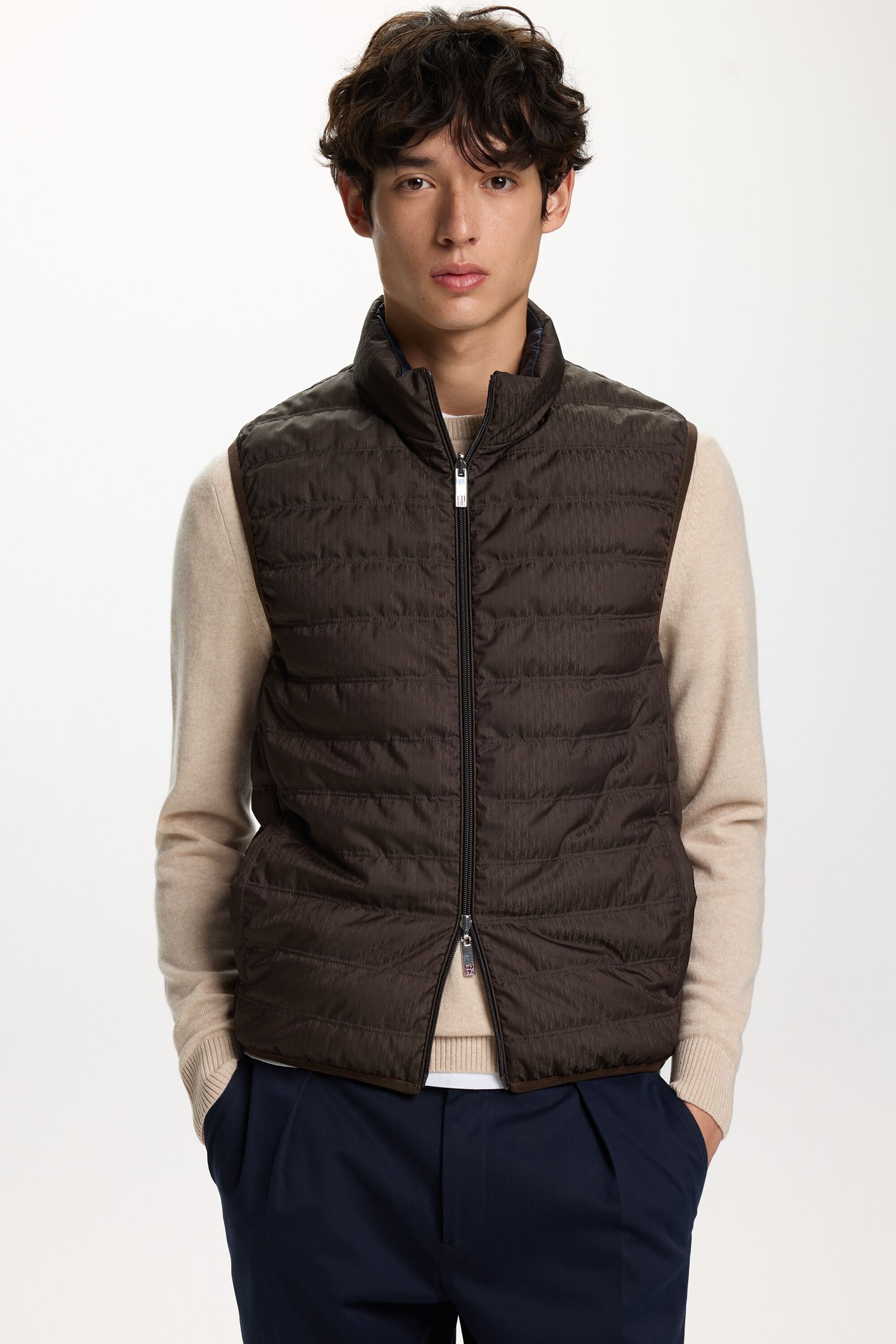 Reversible Quilted Nylon Down Vest