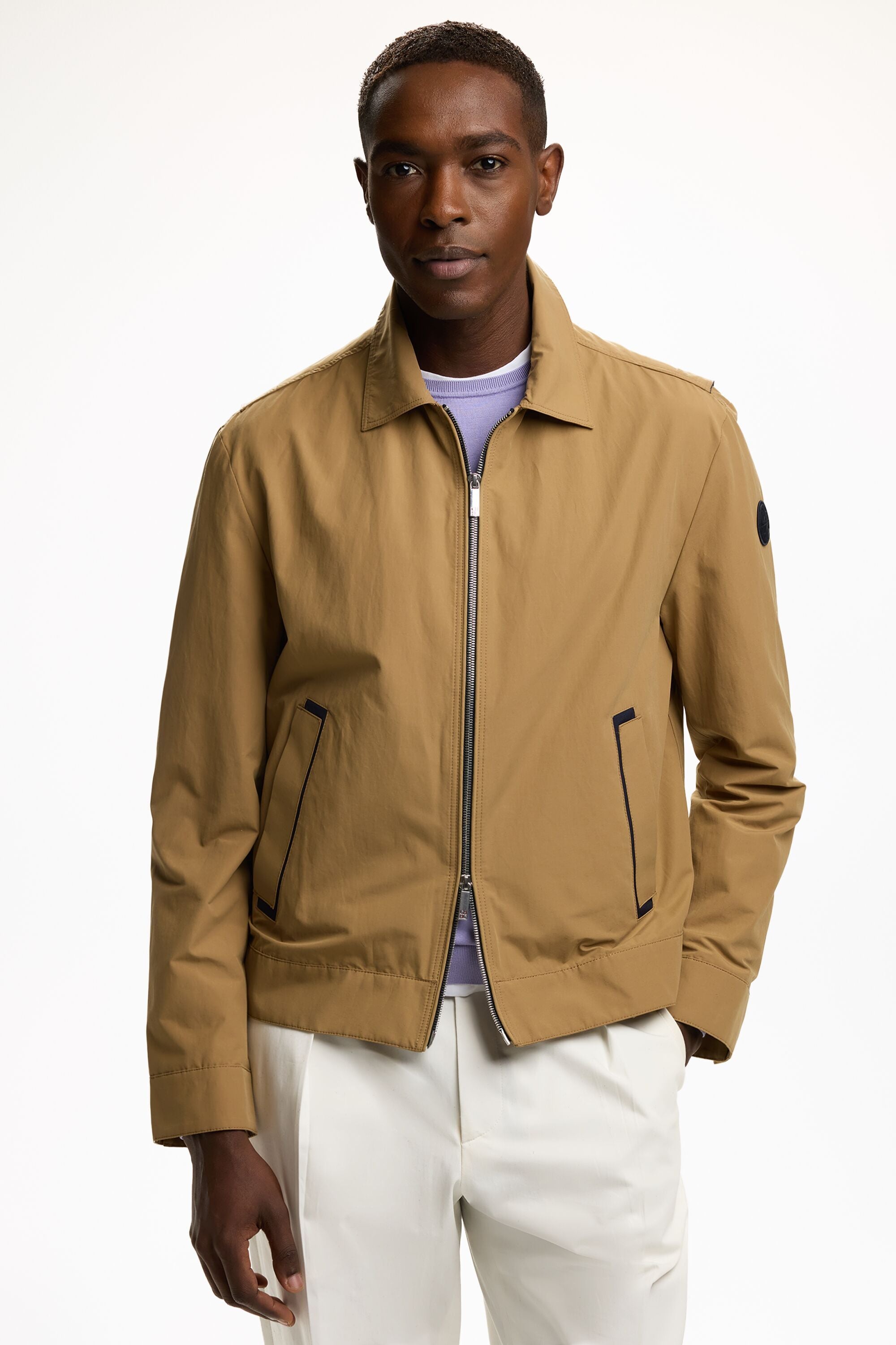 CATORCE ジャケット キャメル Technical Cotton Jacket camel - CH Carolina Herrera United States