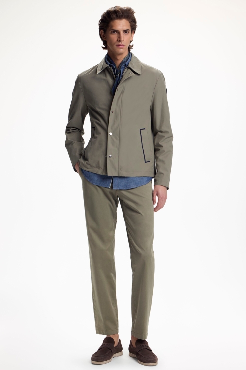 COTTON MICRO TWILL REGULAR FIT CHINOS