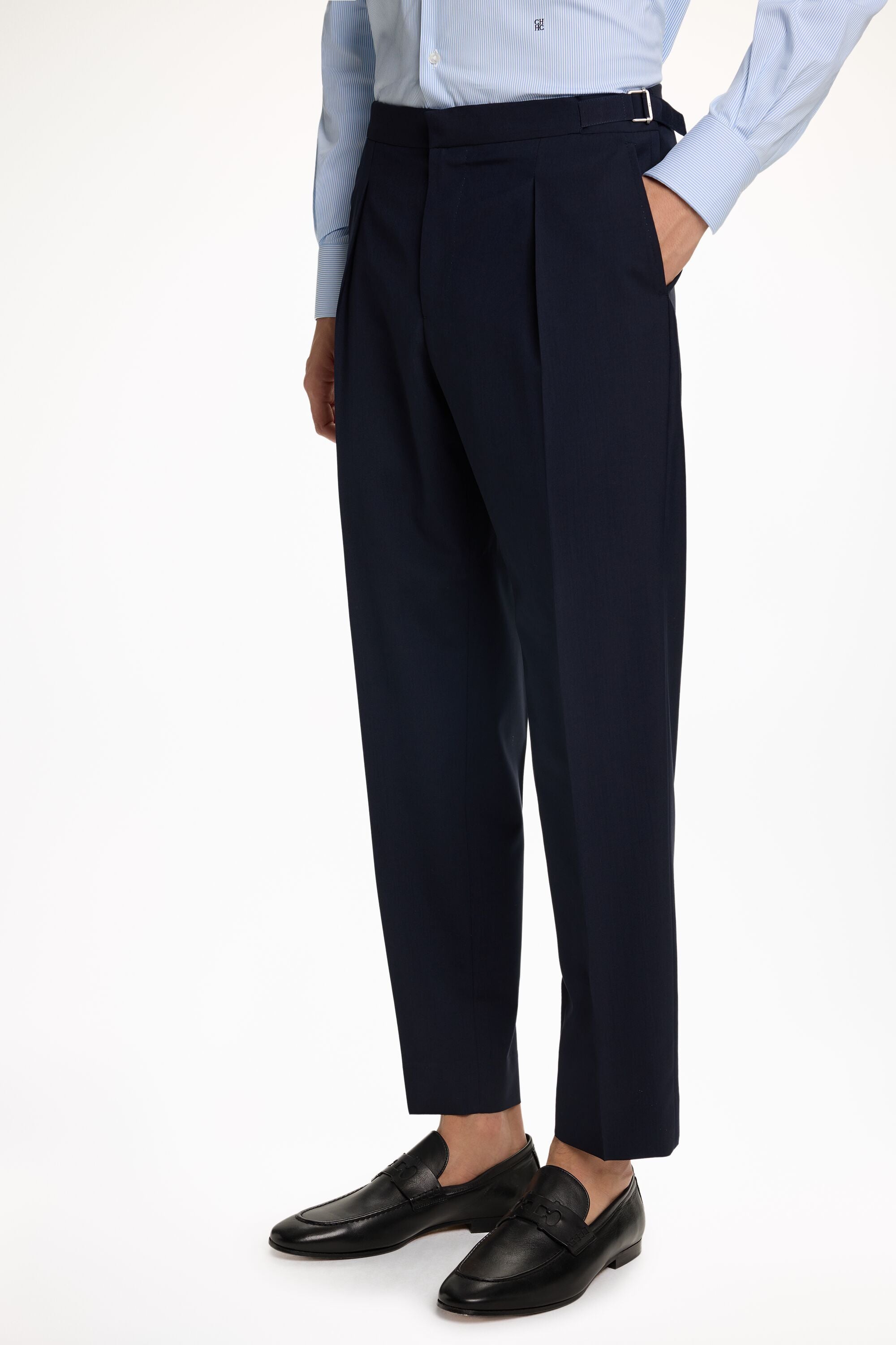 Tropical Wool Classic Fit Suit Pants navy - CH Carolina Herrera
