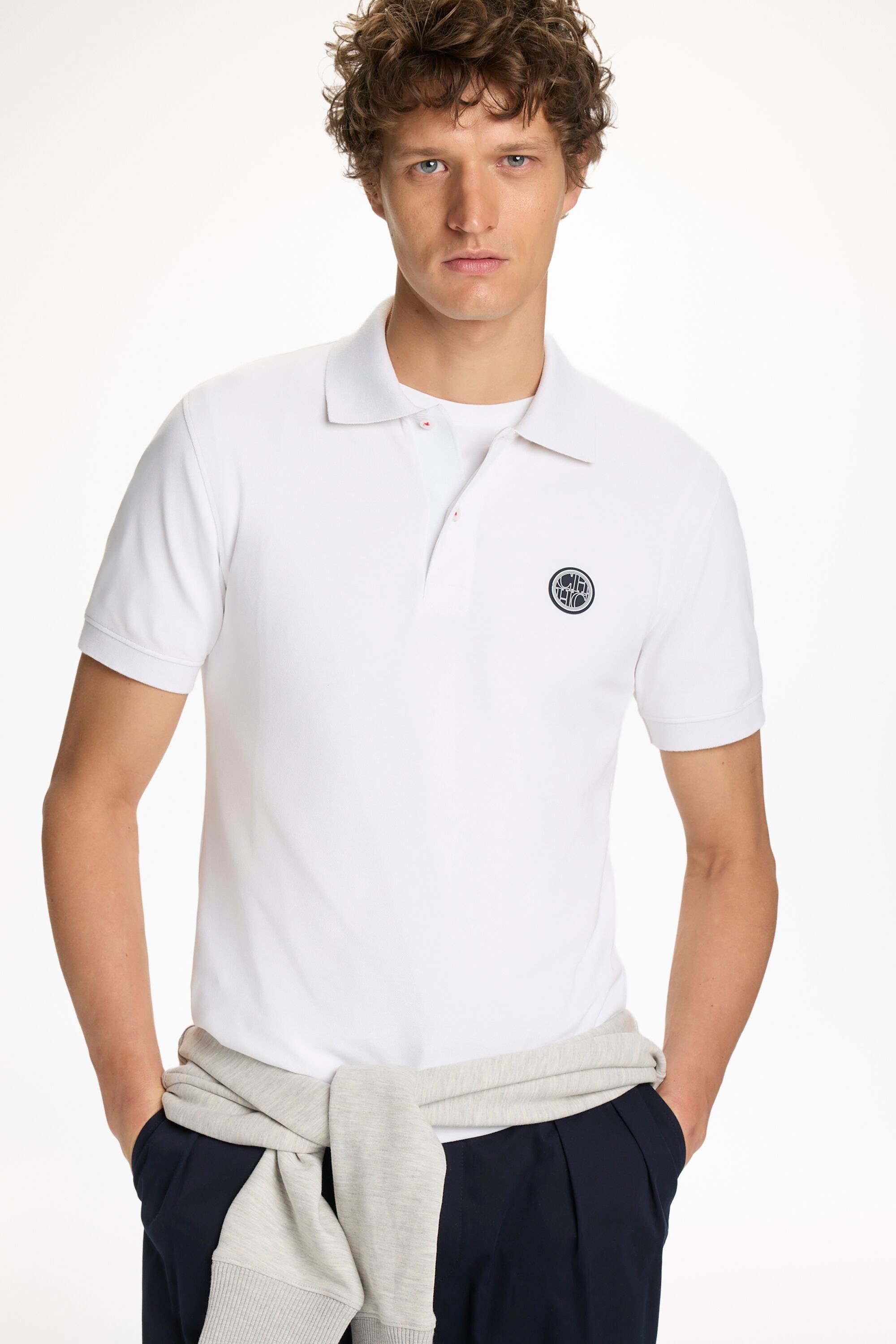 Polo Slim Fit de Piqué Stretch