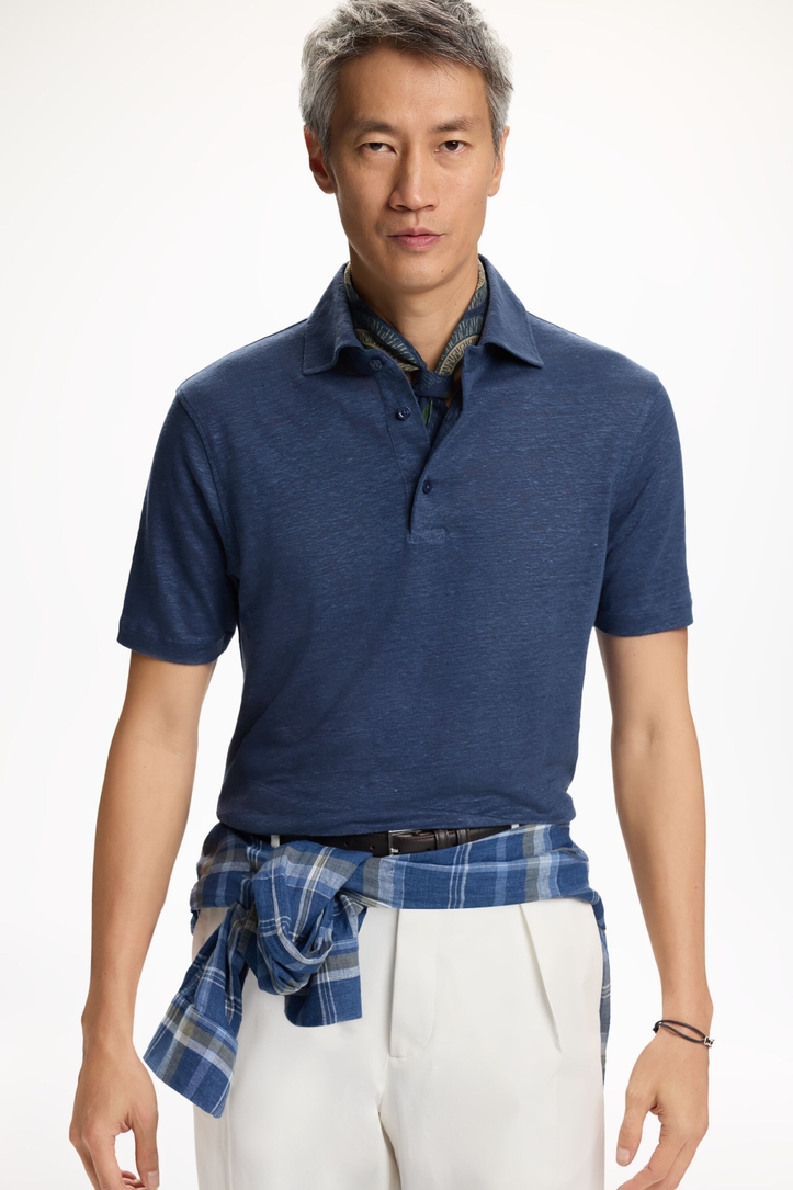 Linen Polo Shirt