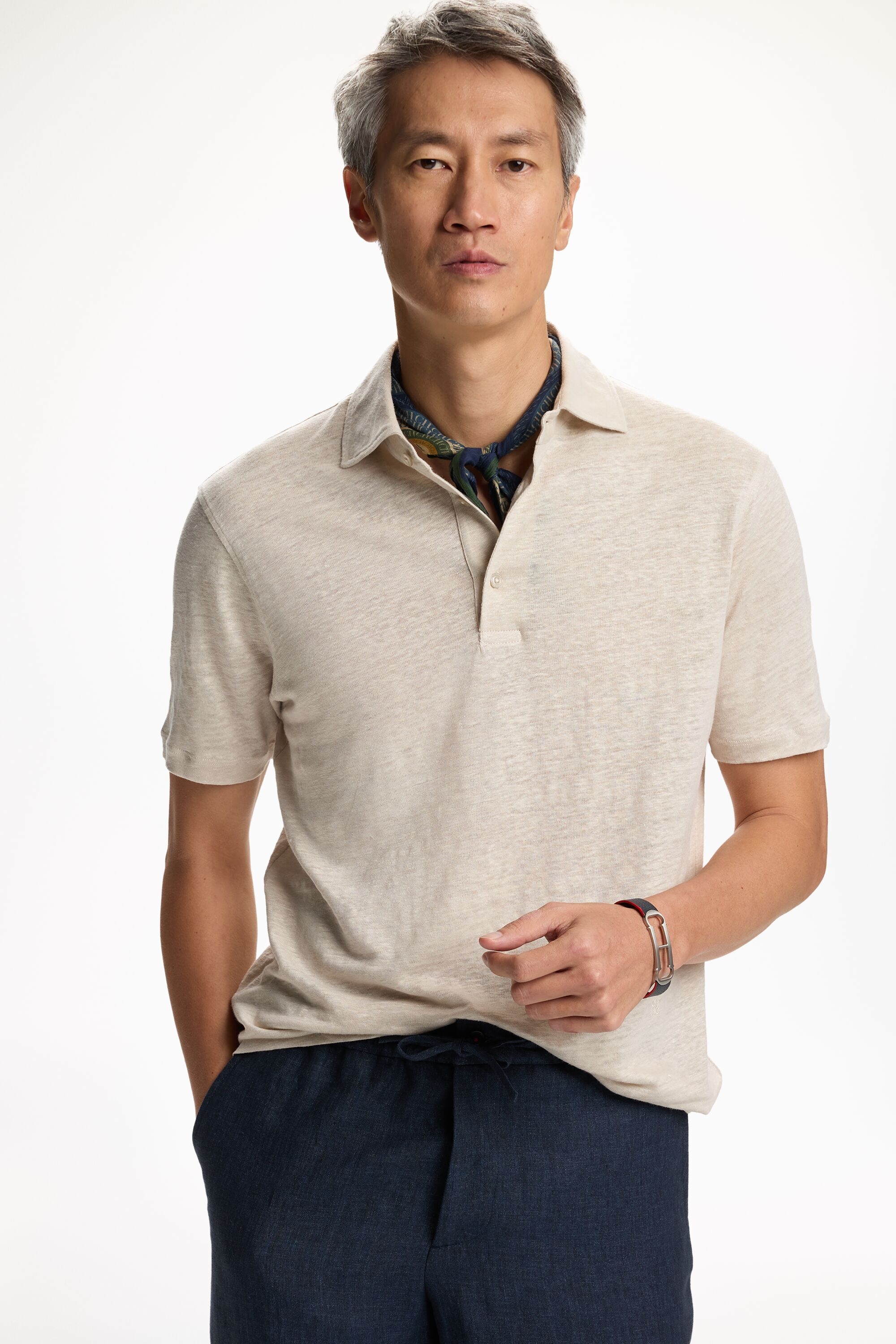 Linen Polo Shirt