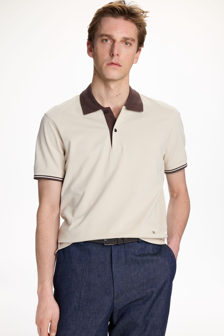 Stretch Piqué Polo Shirt