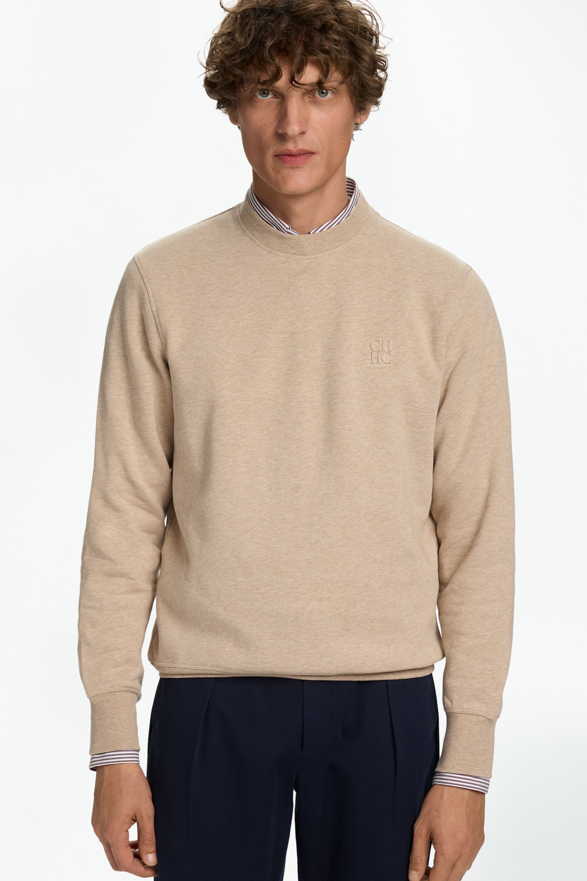 CH Embossed Mélange Sweatshirt