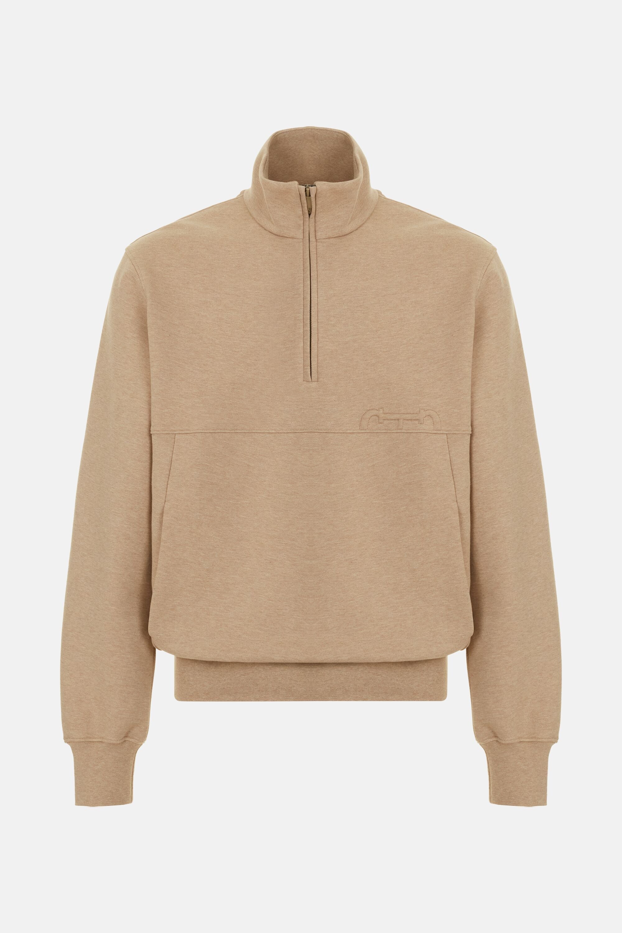 Doma Insignia Half-Zip Sweatshirt light camel - CH Carolina