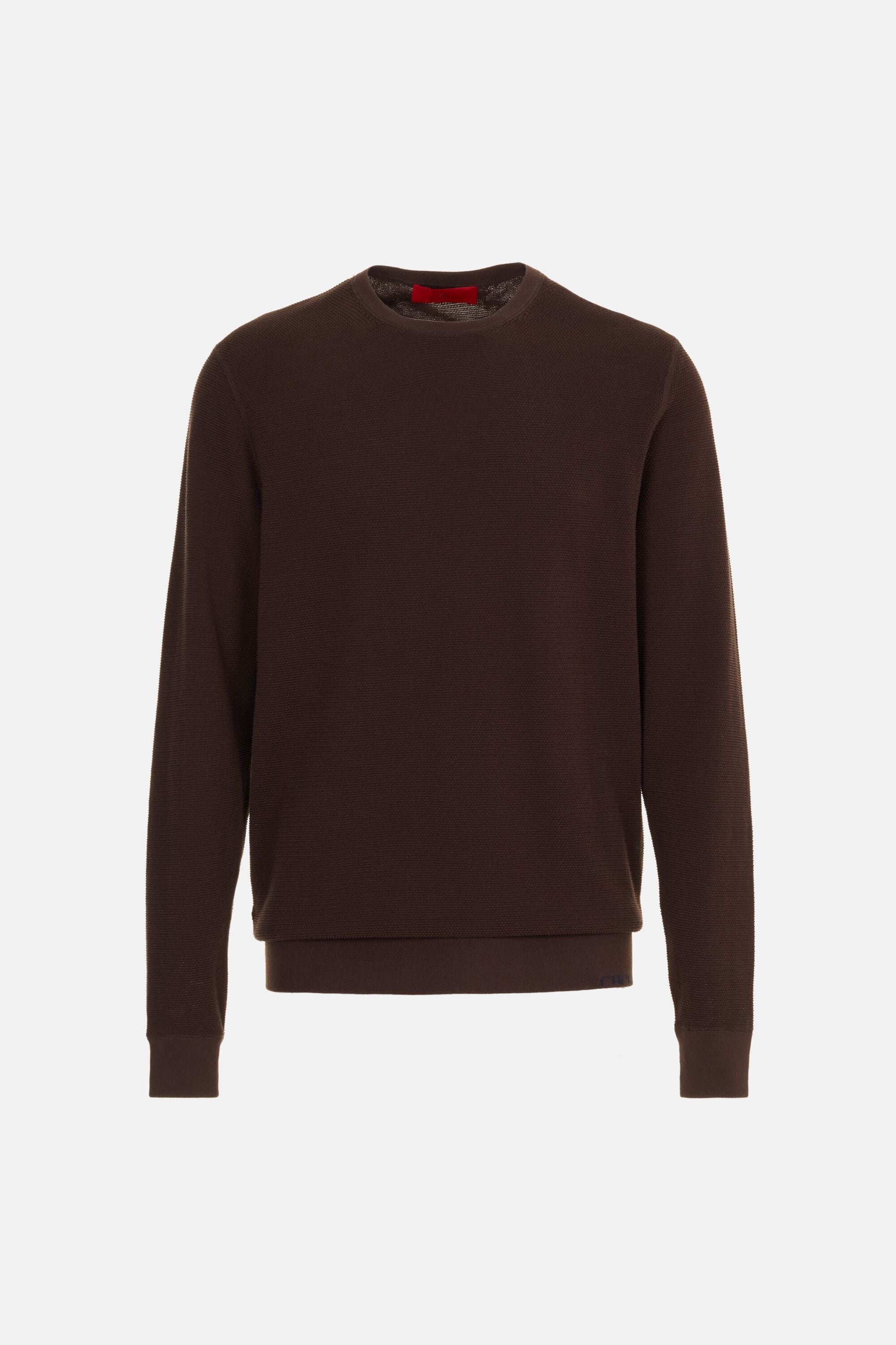 Textured Gassed Cotton Sweater brown - CH Carolina Herrera United 