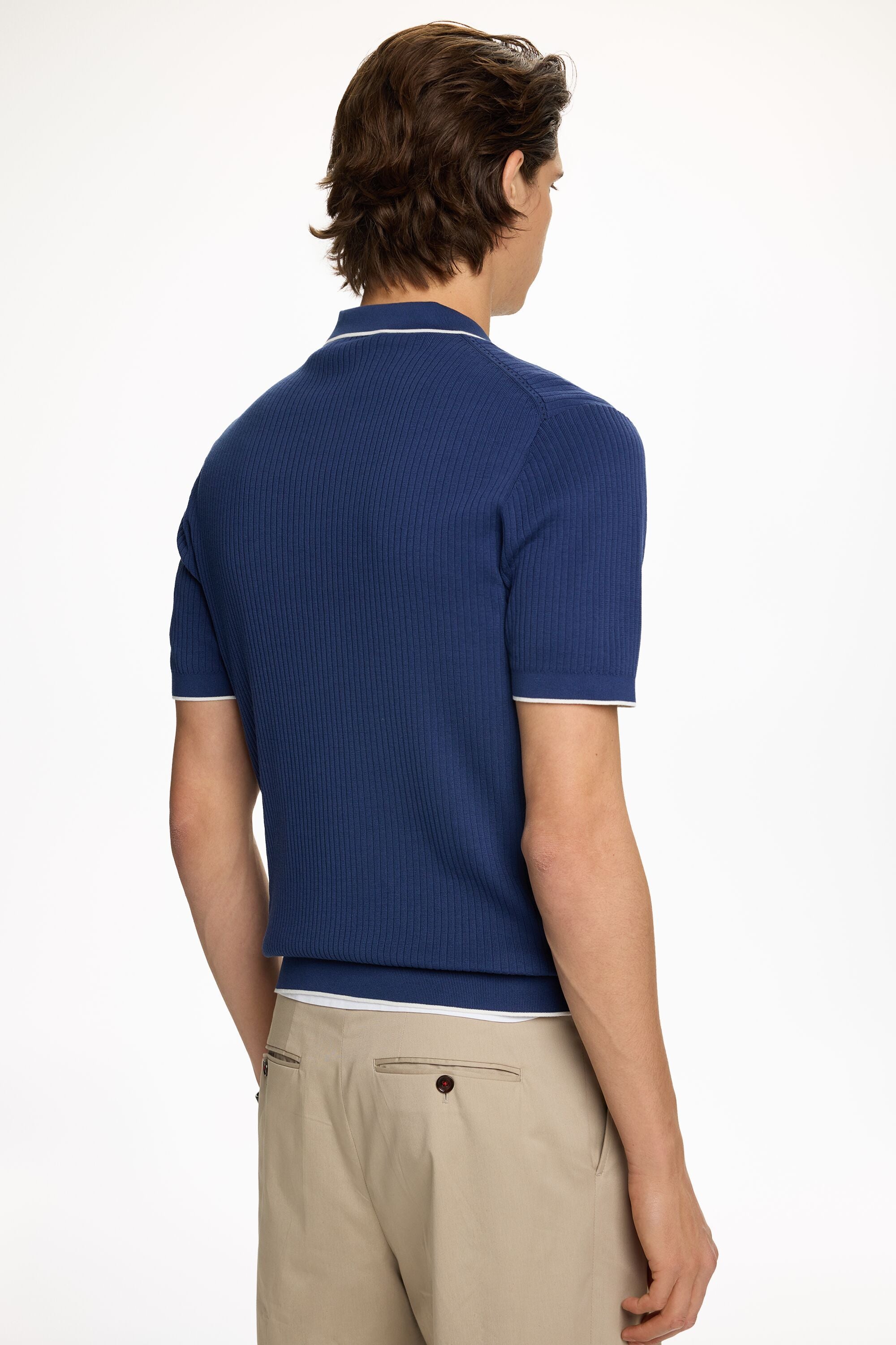 トップス SOPHNET SAXONY WOOL CHECK POLO SHIRT SOPH. | SAXONY WOOL