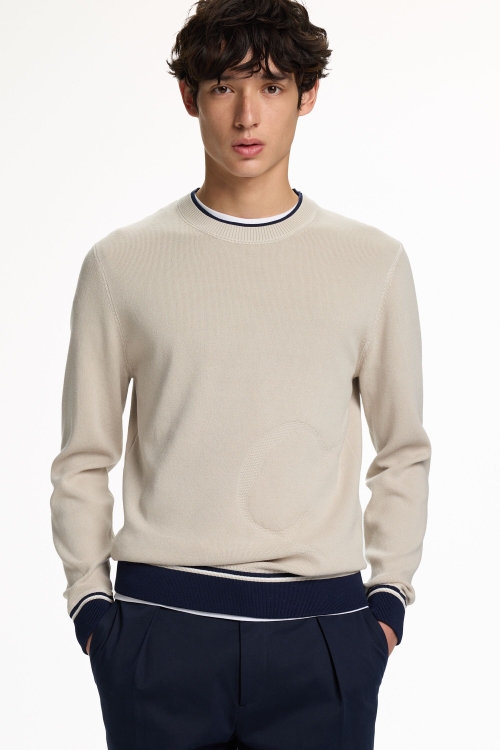 ROSETTA INSIGNIA COTTON SWEATER