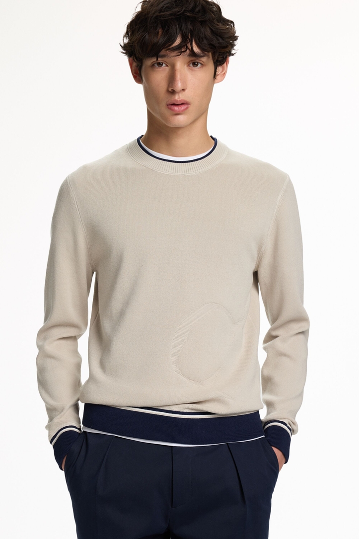 Rosetta Insignia Cotton Sweater