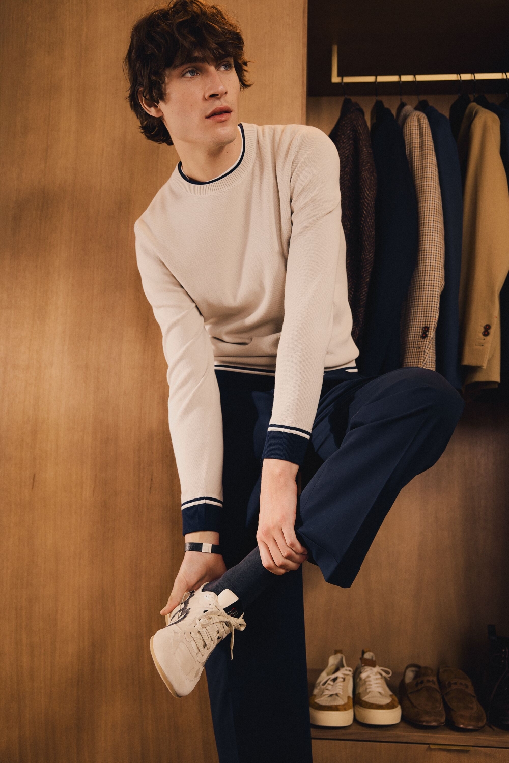 ROSETTA INSIGNIA COTTON SWEATER