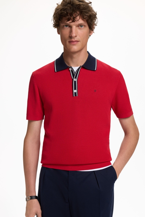 POLO DE PUNTO CALADO