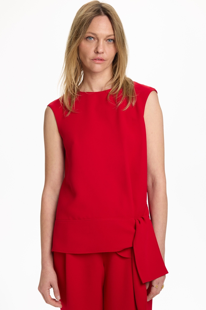 Top Entallado de Crepé