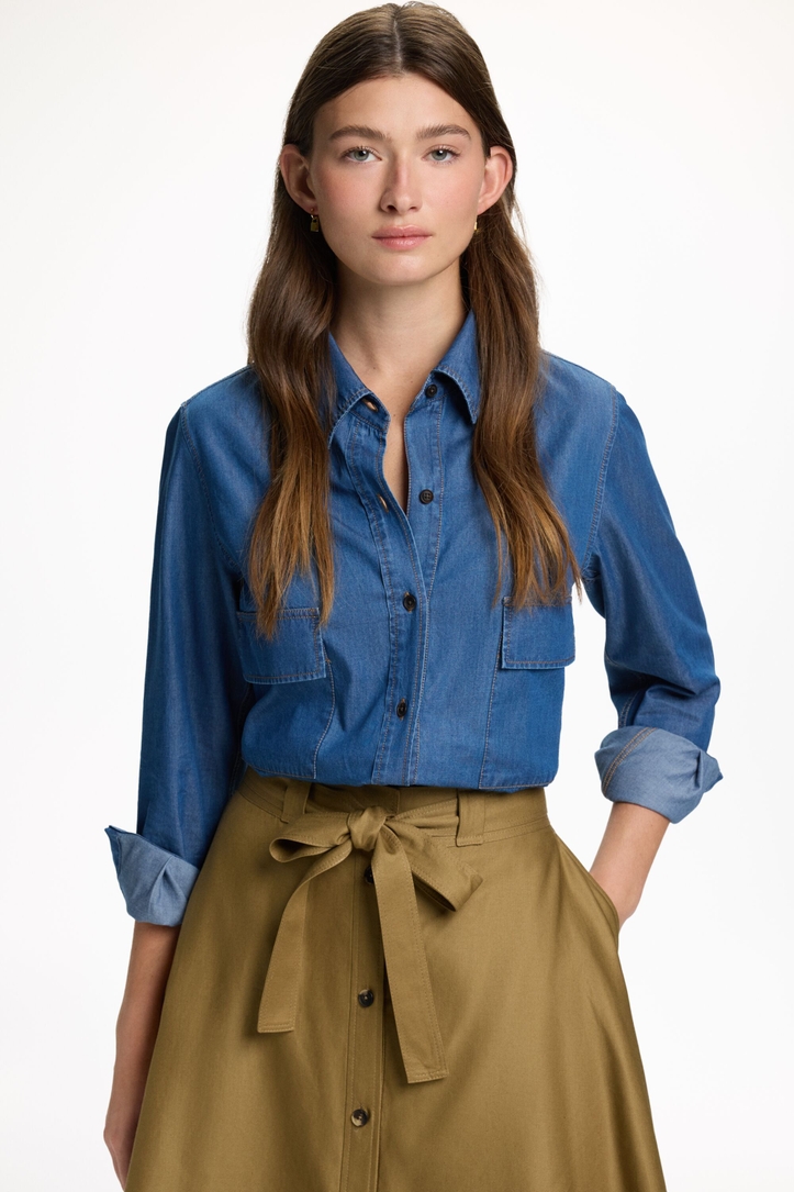 Denim Fitted Shirt
