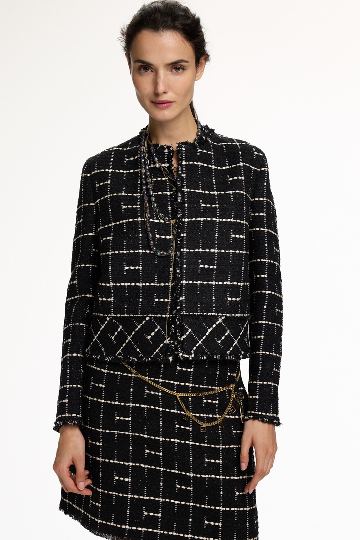 CH2020 Tweed Straight-Fit Jacket