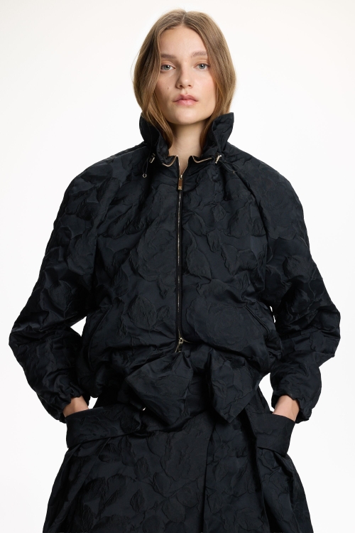 CLOQUÉ JACQUARD BOMBER JACKET