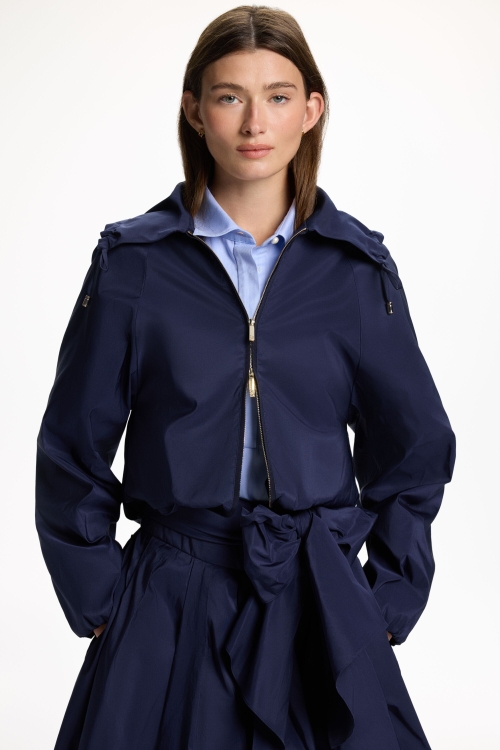 TAFFETA BOMBER JACKET