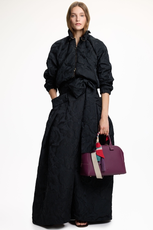 CLOQUÉ JACQUARD LONG SKIRT