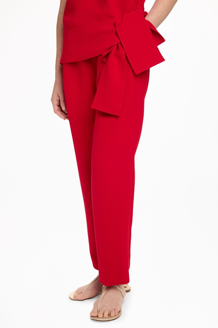 Pantalón Recto de Crepé