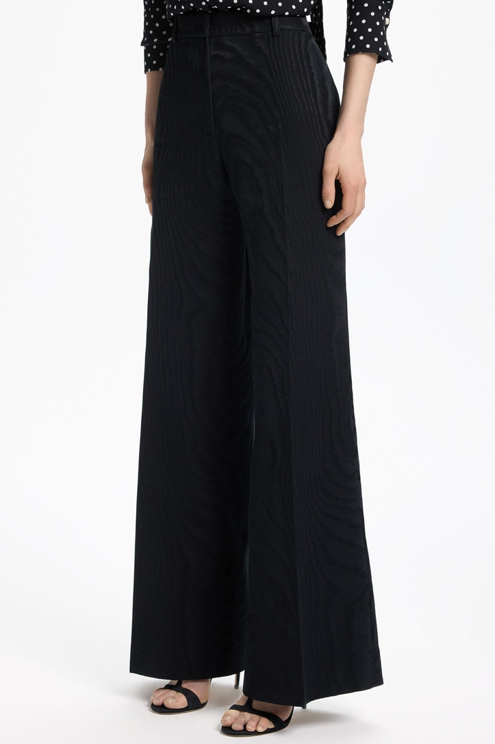 Pantalón Recto de Moiré