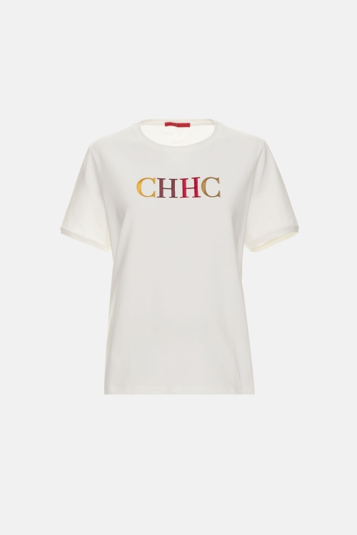 EMBROIDERED CH T-SHIRT