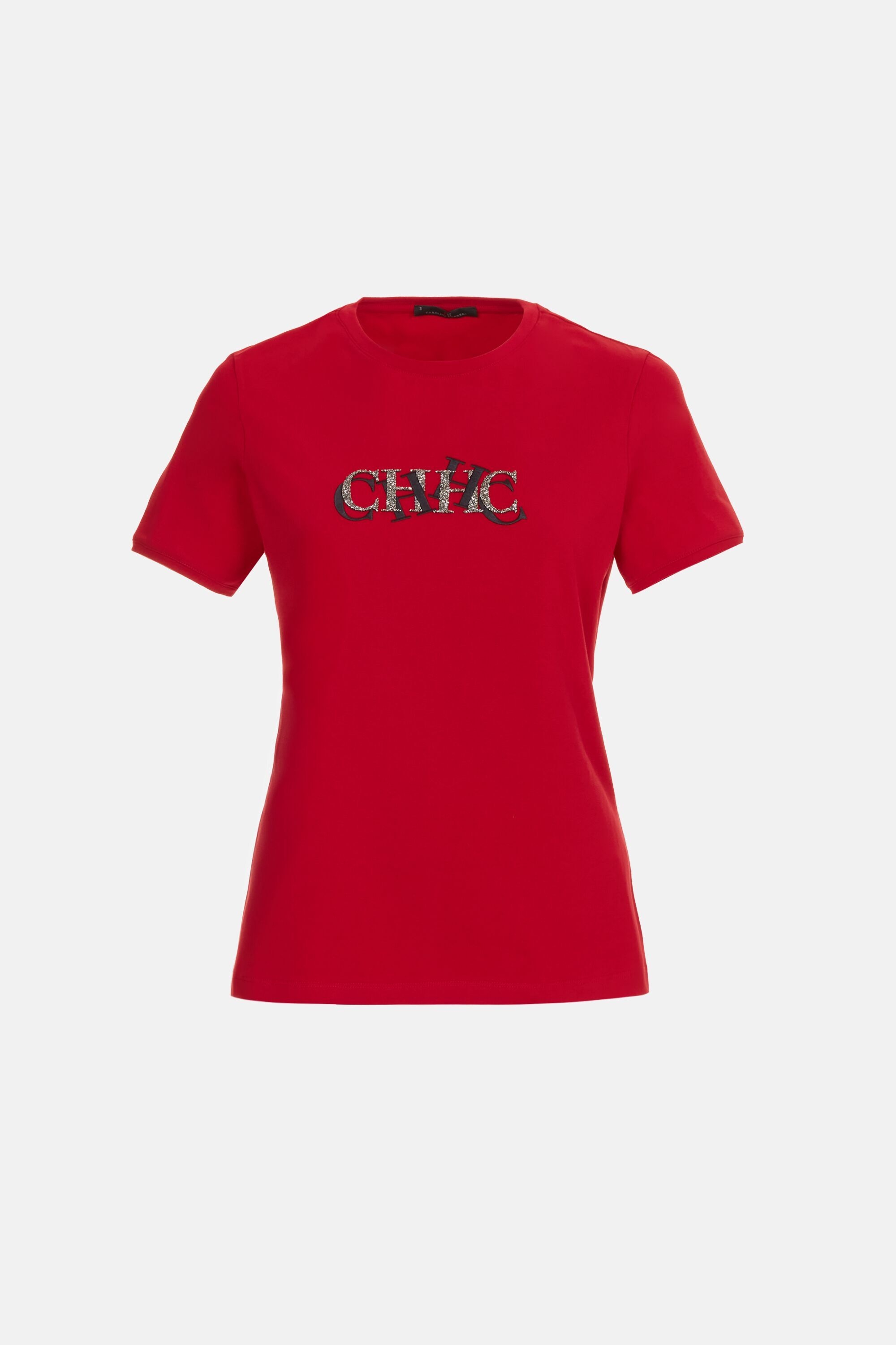 CH T-Shirt with Embroidery and Crystals