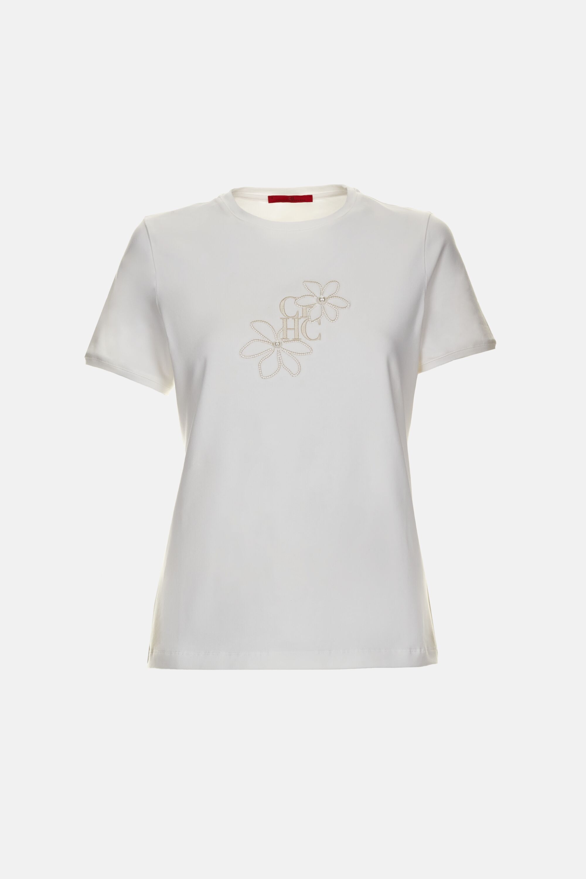 CH T-Shirt with Jasmine Embroidery