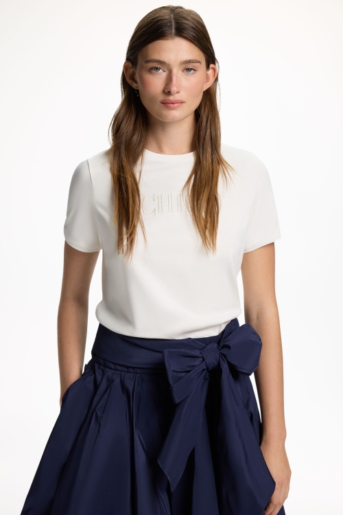CH T-SHIRT WITH EMBROIDERY