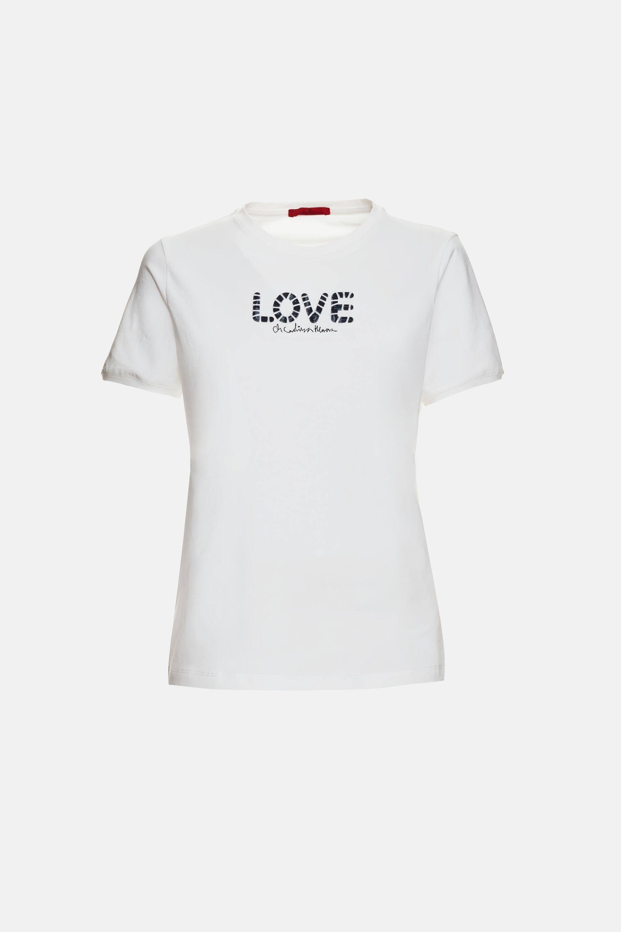 Camiseta Entallada de Jersey Love