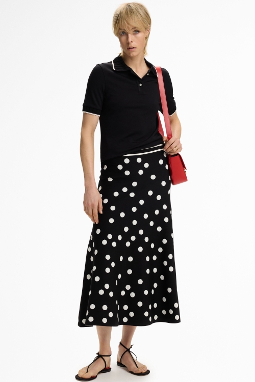 KNIT FITTED POLO SHIRT