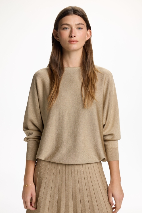LUREX KNIT LOOSE TOP