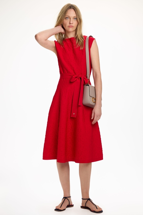 JASMINE JACQUARD KNIT DRESS